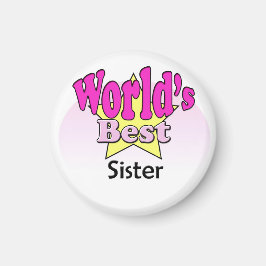 Die beste Schwester der Welt Magnet