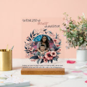 "Die beste Schwester der Welt" personalisiert Acrylschild (Hochzeit)