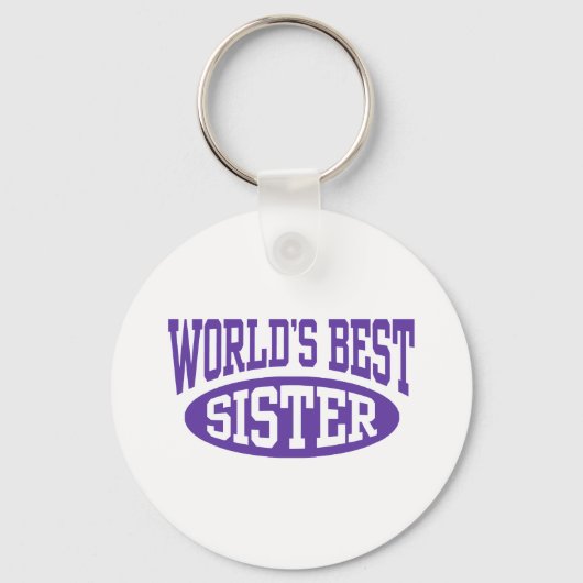 Die beste Schwester der Welt Schlüsselanhänger (Vorderseite)