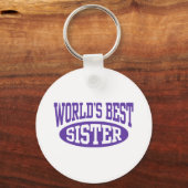 Die beste Schwester der Welt Schlüsselanhänger (Vorderseite)