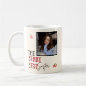 Die beste Schwester Foto-Tasse Kaffeetasse (Links)