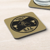 Die beste Schwiegermutter der Welt Getränkeuntersetzer (Linke Seite)