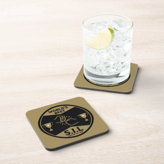 Die beste Schwiegermutter der Welt Getränkeuntersetzer (Rechte Seite)