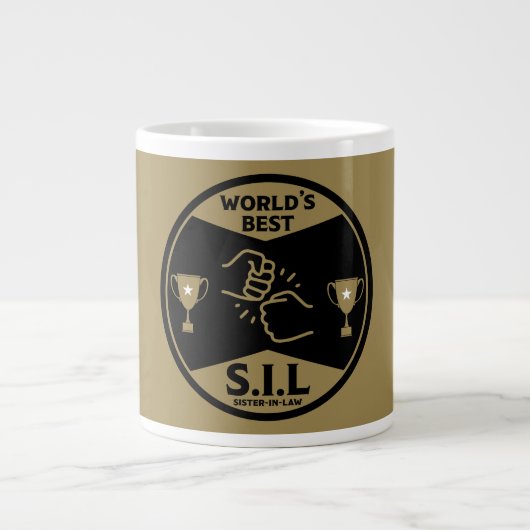 Die beste Schwiegermutter der Welt Jumbo-Tasse (Vorderseite)