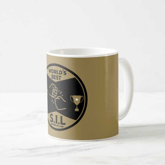 Die beste Schwiegermutter der Welt Kaffeetasse (VorderseiteRechts)