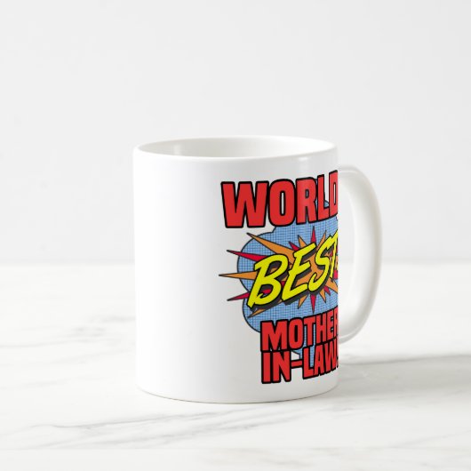 Die beste Schwiegermutter der Welt Kaffeetasse (VorderseiteRechts)