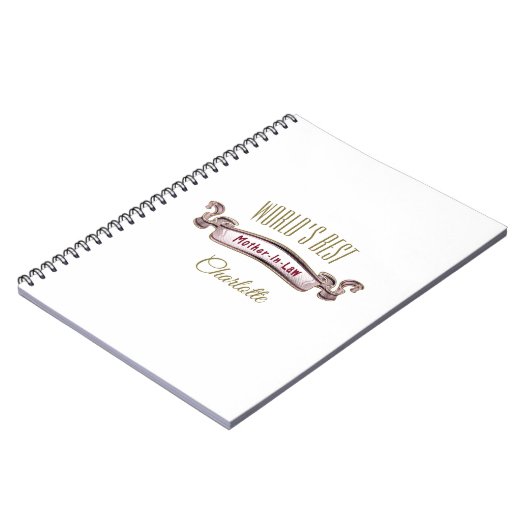 Die beste Schwiegermutter der Welt Notizblock (Linke Seite)