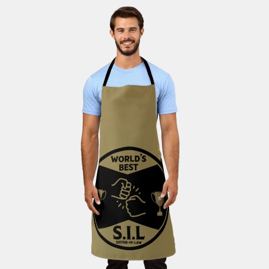 Die beste Schwiegermutter der Welt Schürze (Getragen)