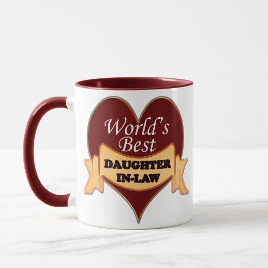 Die beste Schwiegertochter der Welt Tasse (Links)