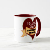 Die beste Schwiegertochter der Welt Tasse (VorderseiteRechts)