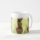 Die beste Seite der flachen beschäftigten Kaffeetasse (VorderseiteRechts)