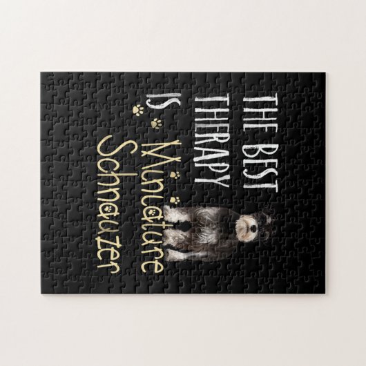 Die beste Sorte ist Miniatura Schnauzer Puzzle (Horizontal)