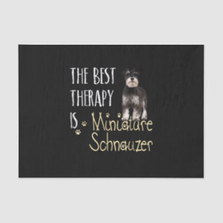 Die beste Sorte ist Miniatura Schnauzer Seidenpapier
