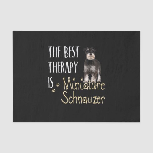 Die beste Sorte ist Miniatura Schnauzer Seidenpapier (Vorderseite)