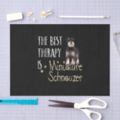 Die beste Sorte ist Miniatura Schnauzer Seidenpapier (Handwerk)