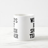 Die beste Spanischlehrer-Tasse der Welt Kaffeetasse (Mittel)