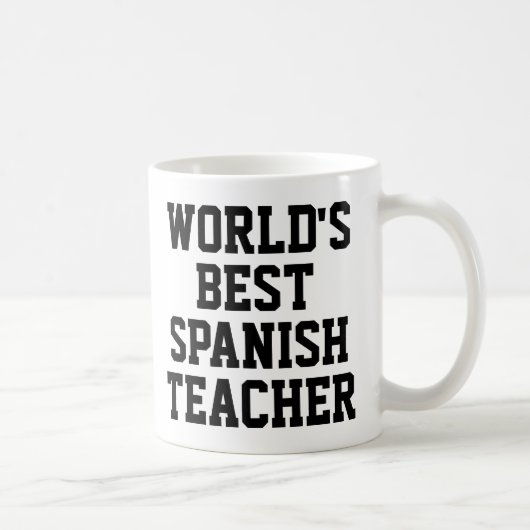 Die beste Spanischlehrer-Tasse der Welt Kaffeetasse (Rechts)