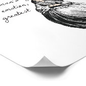 Die beste Stärke einer Frau... Poster. Poster (Ecke)