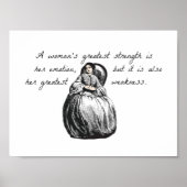 Die beste Stärke einer Frau... Poster. Poster (Vorne)