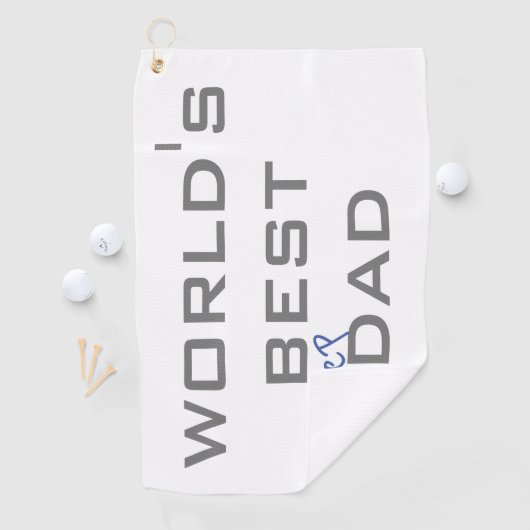 Die beste Stepdad der Welt Golfhandtuch (Insitu)