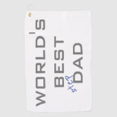 Die beste Stepdad der Welt Golfhandtuch (Vorderseite)