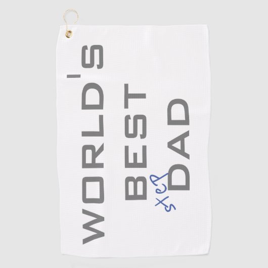 Die beste Stepdad der Welt Golfhandtuch (Vorderseite)