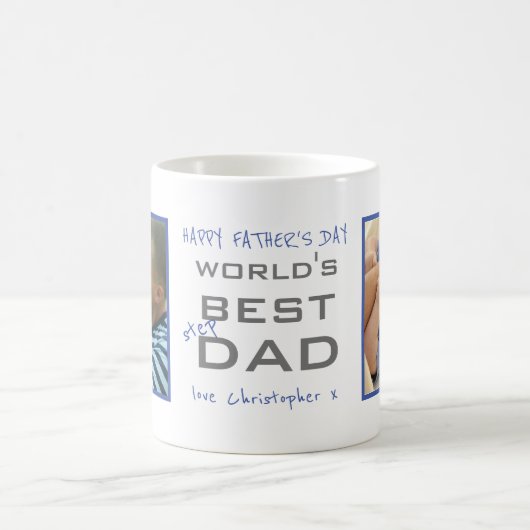 Die beste Stepdad der Welt Kaffeetasse (Mittel)