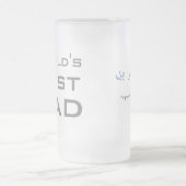 Die beste Stepdad der Welt Mattglas Bierglas (Mittel)