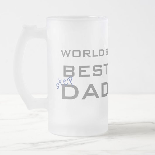 Die beste Stepdad der Welt Mattglas Bierglas (Links)