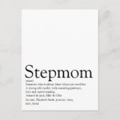 Die beste Stepmutter der Welt, Stepmutter Definiti Postkarte (Vorderseite)