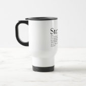 Die beste Stepmutter der Welt, Stepmutter Definiti Reisebecher (Links)