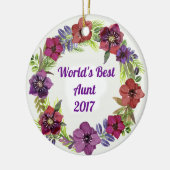 Die beste Tante Christmas Ornament der Welt (Links)