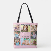 Die beste Tante der Welt 8 - Collage Rosa Tasche (Rückseite)