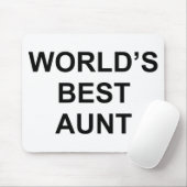 Die beste Tante der Welt Mousepad (Mit Mouse)