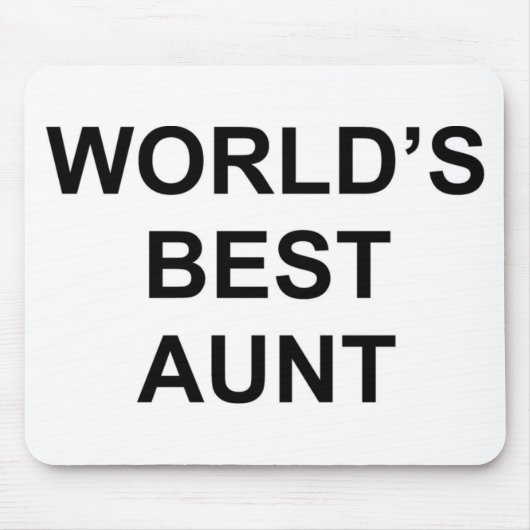 Die beste Tante der Welt Mousepad (Vorne)