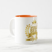 Die beste Tante der Welt, Tante Fun Gold Zweifarbige Tasse (Vorderseite Links)