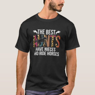 Die beste Tante Pferdeshow Tante Reitsport Tante T-Shirt