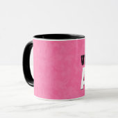 Die beste TANTE rosa Schmutz V23 der Welt Tasse (Vorderseite Links)