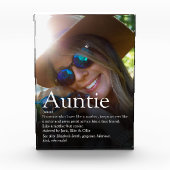 Die beste Tante-Tante-Definition der modernen Welt Fotoblock (Vorderseite)