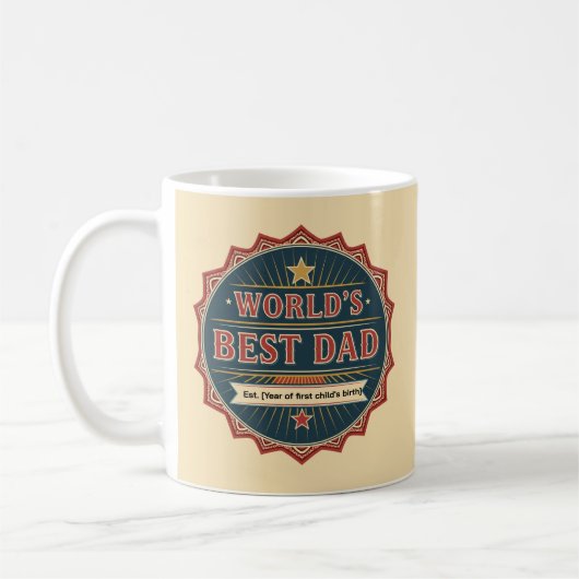 Die beste Tasse für den Vater der personalisierten (Links)