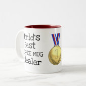 Die beste Tasse für Kaffee Stealer-Geschenke der W (Vorderseite Links)