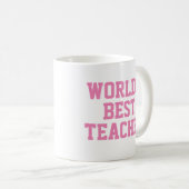 Die beste Tasse für Lehrer (VorderseiteRechts)