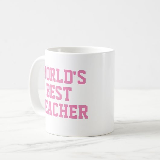 Die beste Tasse für Lehrer (Vorderseite Links)
