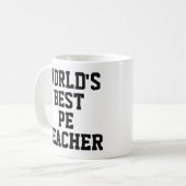 Die beste Tasse für Lehrer in der Welt (Vorderseite Links)