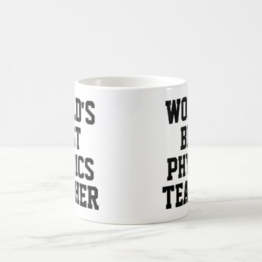 Die beste Tasse für Physik-Lehrer (Mittel)