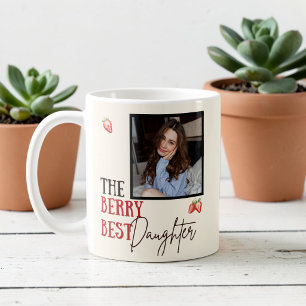 Die beste Tochter Beeren-Foto-Tasse Kaffeetasse