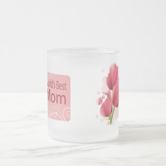 Die beste Tulip-Tasse der Welt für Mama Mattglastasse (Mittel)