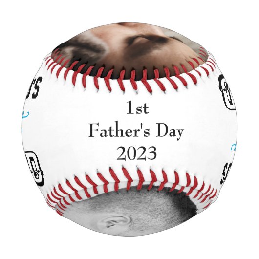 Die beste VATER-Botschaft der Welt Baseball (Rückseite)