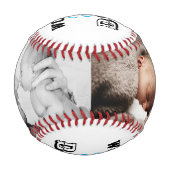 Die beste VATER-Botschaft der Welt Baseball (Vorderseite)