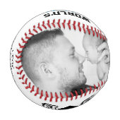 Die beste VATER-Botschaft der Welt Baseball (Vorderseite Links)